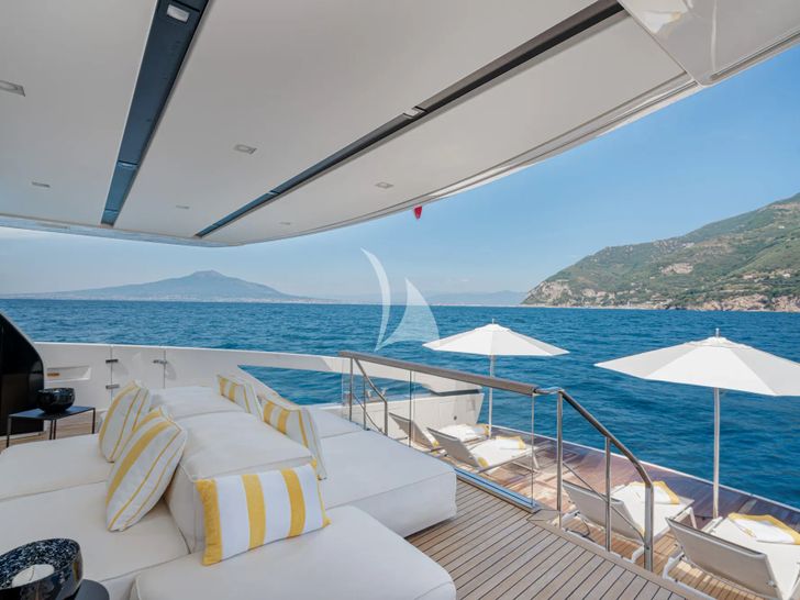 DANIDA Sanlorenzo SX88 - aft deck DANIDA Sanlorenzo SX88 - aft deck