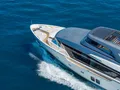 DANIDA Sanlorenzo SX88 - cruising bow view DANIDA Sanlorenzo SX88 - cruising bow view