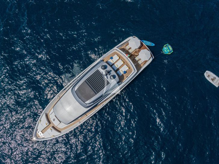 DANIDA Sanlorenzo SX88 - top aerial shot DANIDA Sanlorenzo SX88 - top aerial shot