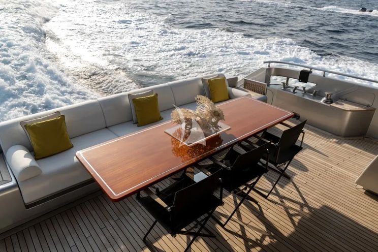 Charter Yacht DARK HORSE - Riva 100 Corsaro - 5 Cabins - Olbia - Porto Cervo - La Maddalena - Sardinia - Italy