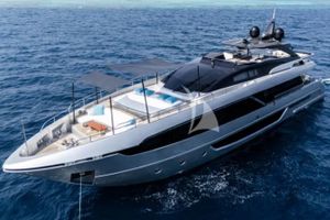 DARK HORSE - Riva 100 Corsaro - 5 Cabins - Olbia - Porto Cervo - La Maddalena - Sardinia - Italy DARK HORSE - Riva 100 Corsaro - 5 Cabins - Olbia - Porto Cervo - La Maddalena - Sardinia - Italy