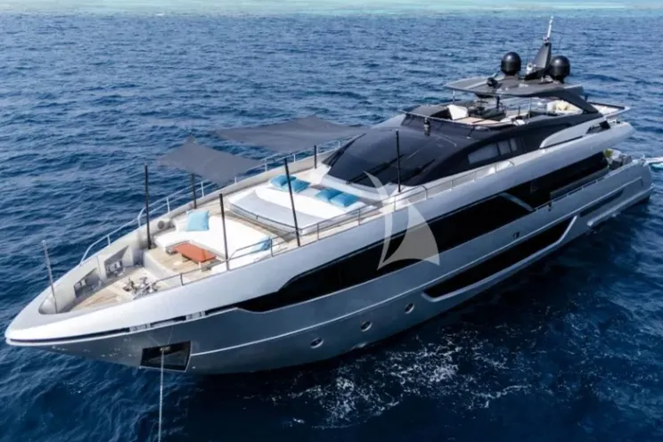 Charter Yacht DARK HORSE - Riva 100 Corsaro - 5 Cabins - Olbia - Porto Cervo - La Maddalena - Sardinia - Italy