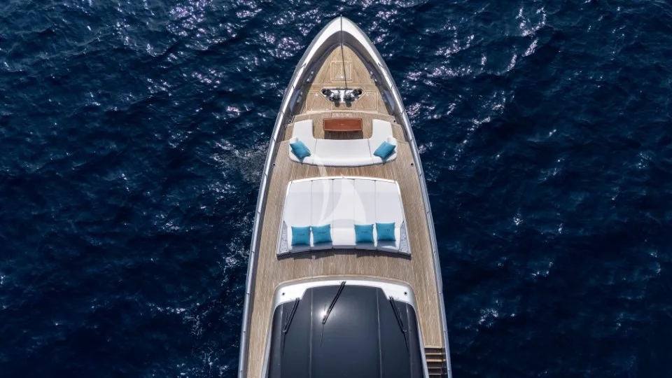 Charter Yacht DARK HORSE - Riva 100 Corsaro - 5 Cabins - Olbia - Porto Cervo - La Maddalena - Sardinia - Italy