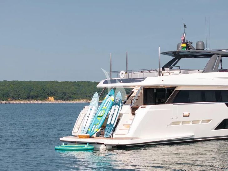 DATE NIGHT Ferretti 920 - aft view DATE NIGHT Ferretti 920 - aft view