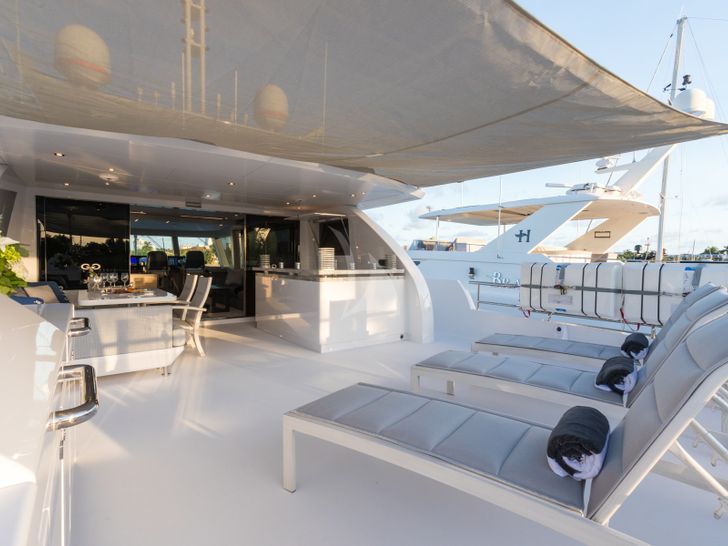 DAY ONE Hargrave Compass C92 - upper deck sun beds DAY ONE Hargrave Compass C92 - upper deck sun beds