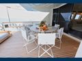DEAONE Antago 90 aft deck dining area