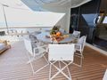 DEAONE Antago 90 - aft deck dining area DEAONE Antago 90 - aft deck dining area