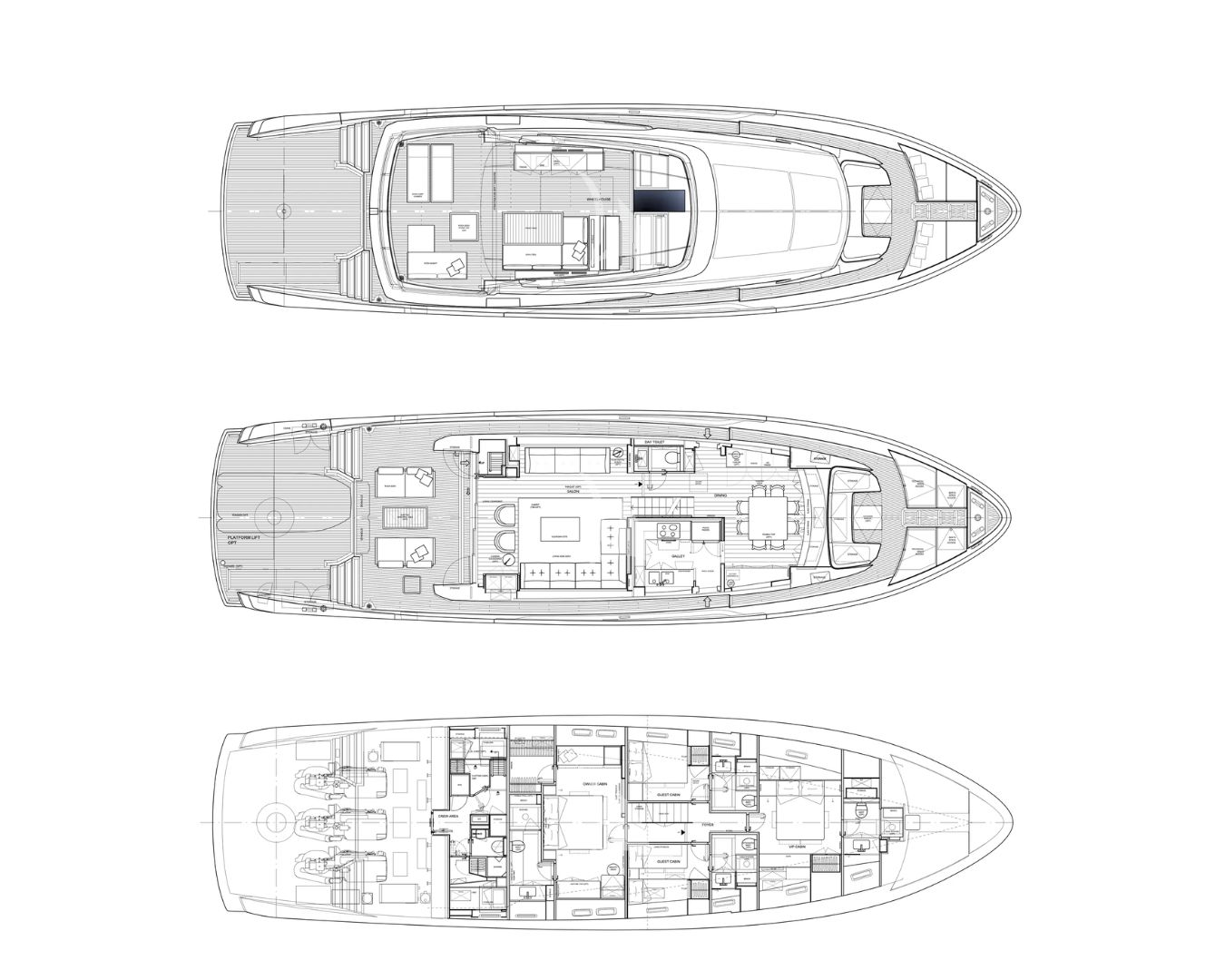 DELLAGRAZIA Sanlorenzo SX88 - layout