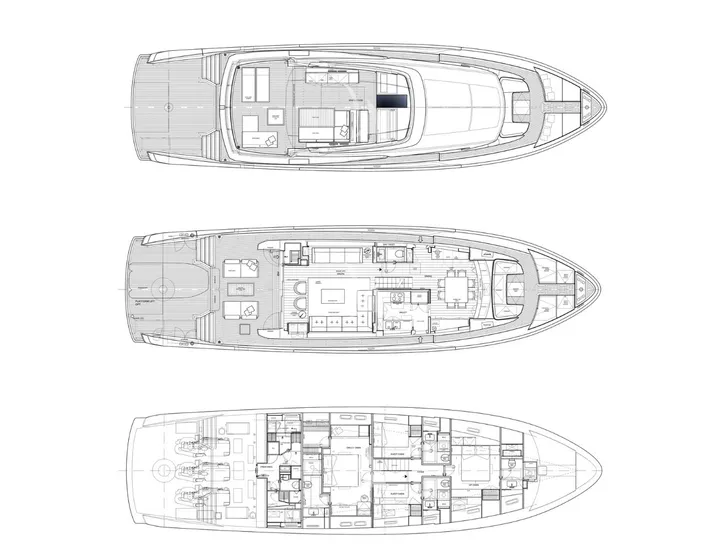 DELLAGRAZIA Sanlorenzo SX88 - layout DELLAGRAZIA Sanlorenzo SX88 - layout