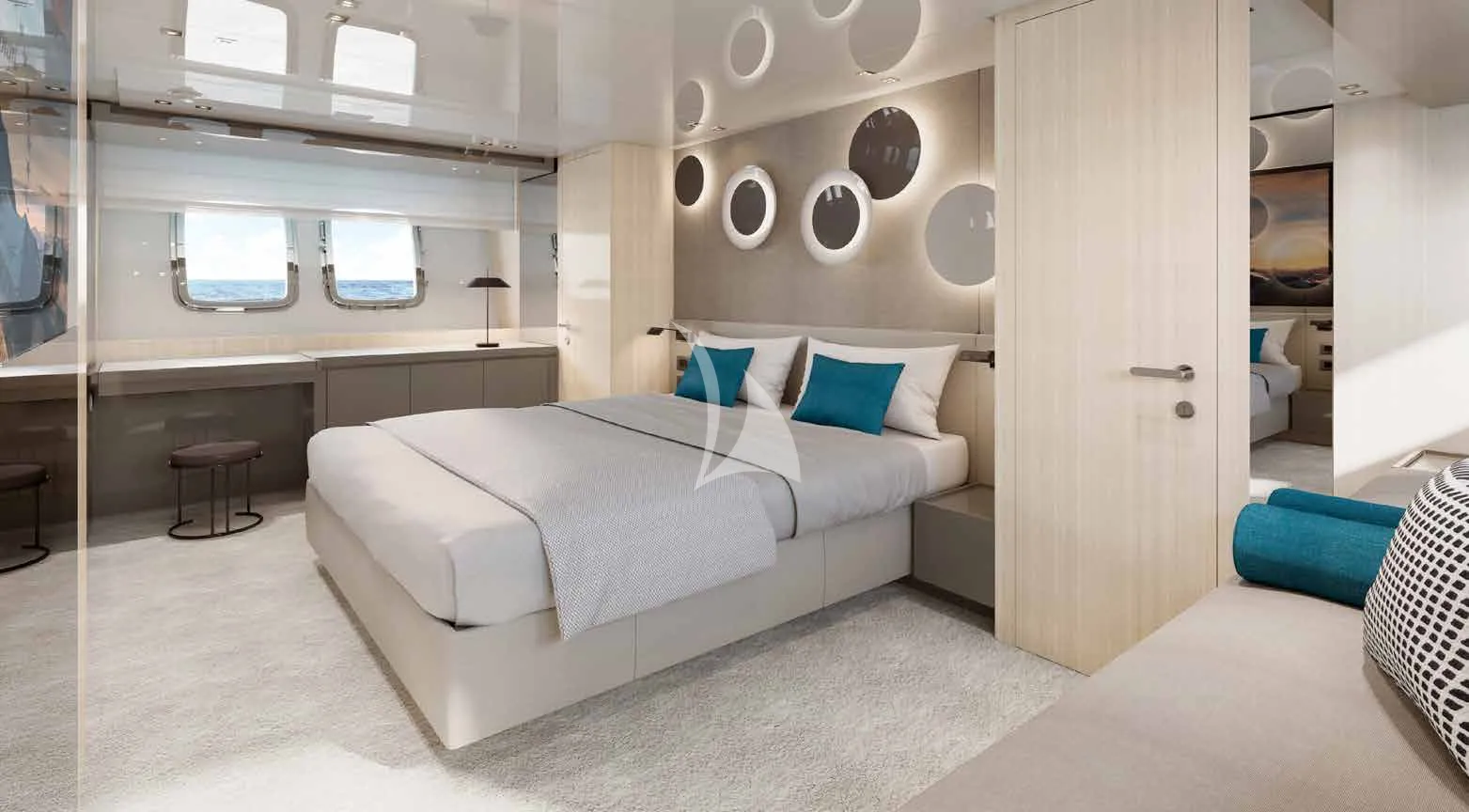 DELLAGRAZIA Sanlorenzo SX88 - master cabin