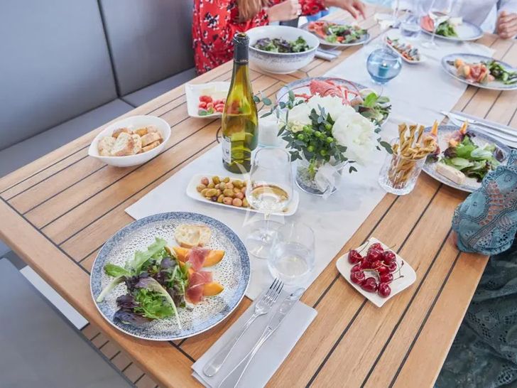 DESTINATION UNKNOWN Privilege Signature 510 - alfresco dining set up DESTINATION UNKNOWN Privilege Signature 510 - alfresco dining set up