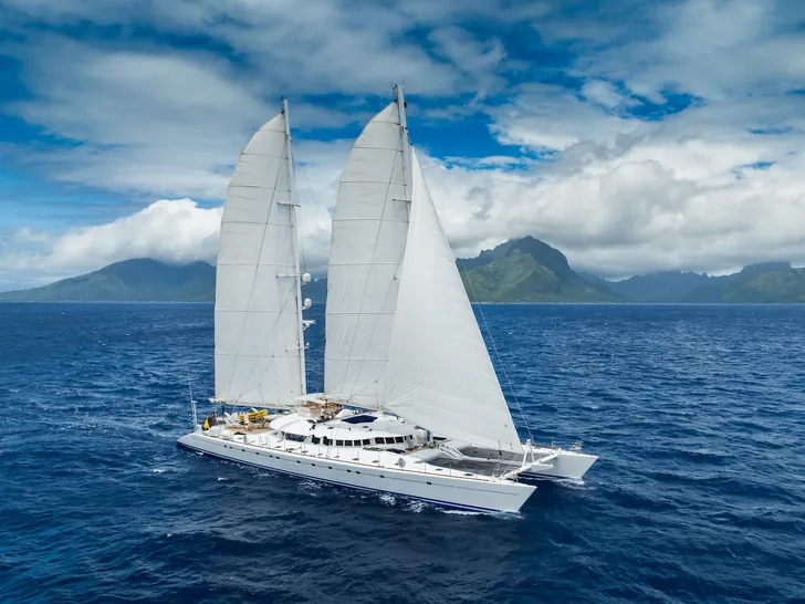 DOUCE FRANCE Alu Marine 42m - sailing DOUCE FRANCE Alu Marine 42m - sailing