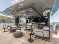 DHAMMA II Arcadia 85 - aft deck lounge DHAMMA II Arcadia 85 - aft deck lounge
