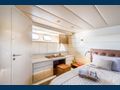 DIAMS Astondoa 72 master cabin study or seating area