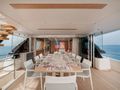 DIANA II Ferretti Bridge Deck Dining DIANA II Ferretti Bridge Deck Dining