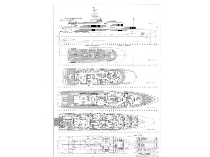 DILARA Benetti 59m - layout DILARA Benetti 59m - layout