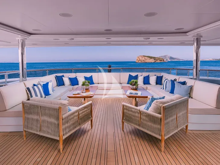 DILARA Benetti 59m - main aft deck DILARA Benetti 59m - main aft deck