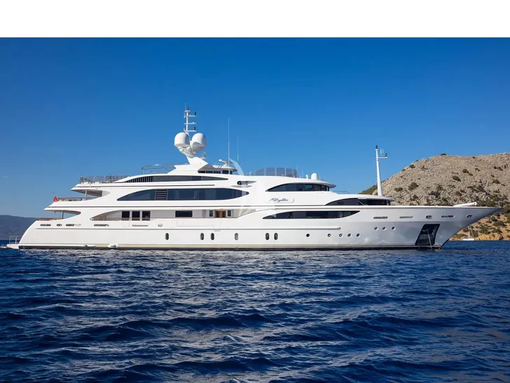 DILARA Benetti 59m - side profile DILARA Benetti 59m - side profile