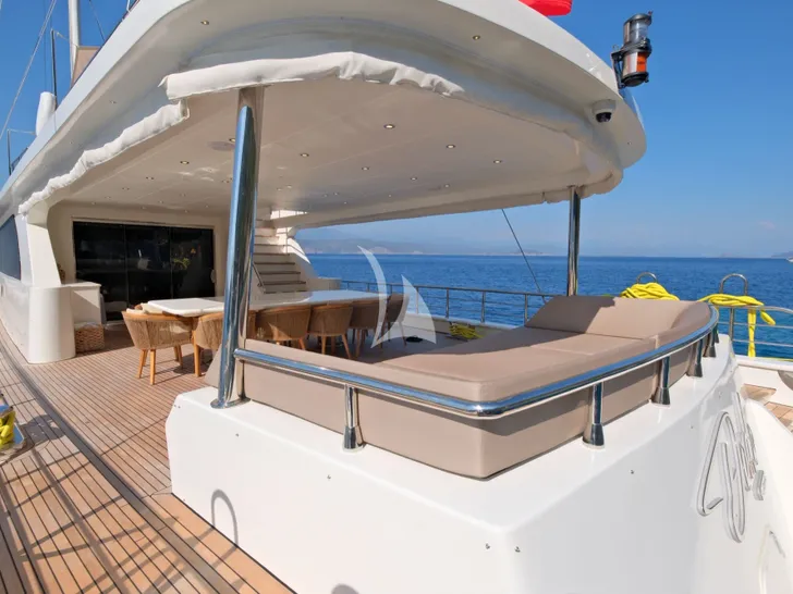 DODO Custom Motor Sailer 43m - main aft deck DODO Custom Motor Sailer 43m - main aft deck