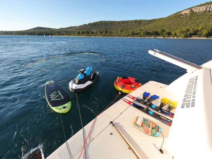 DOMINIQUE Ferretti 681 Crewed Motor Yacht Water Toys DOMINIQUE Ferretti 681 Crewed Motor Yacht Water Toys