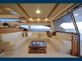 DOMINIQUE Ferretti 681 Crewed Motor Yacht Saloon 2