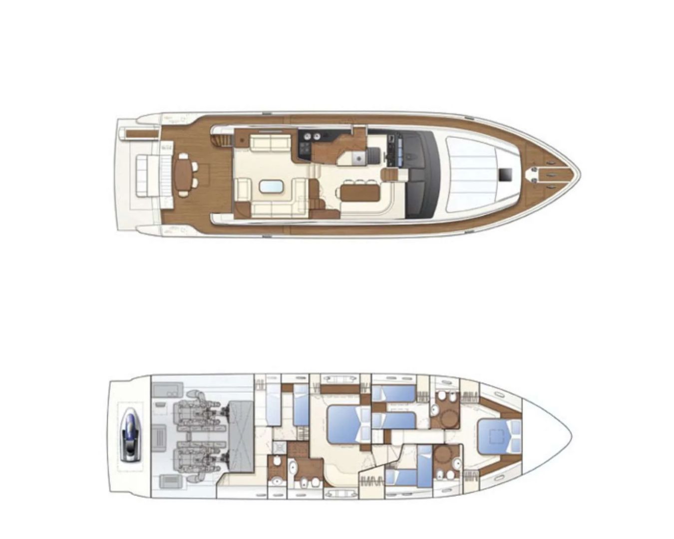 Layout for DOMINIQUE Ferretti 681 - layout