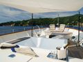 DON CIRO Benetti SD105 - foredeck jacuzzi and bronzing area DON CIRO Benetti SD105 - foredeck jacuzzi and bronzing area