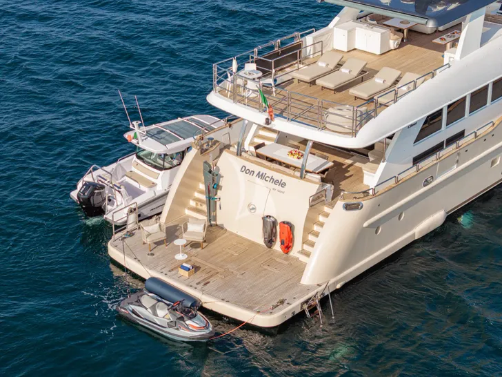 DON MICHELE C Boats 27m - aft shot DON MICHELE C Boats 27m - aft shot