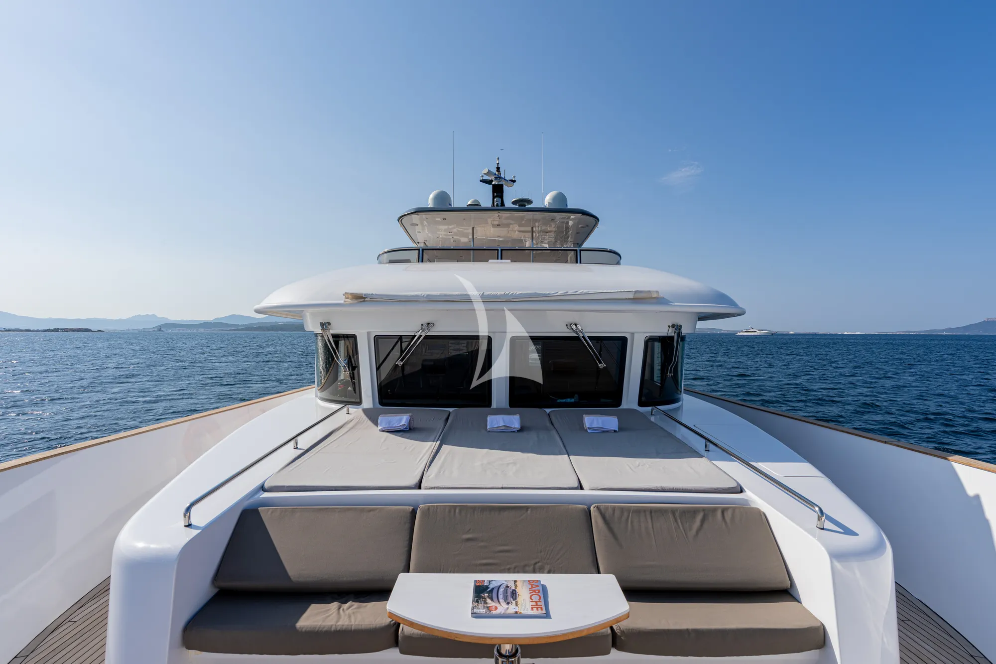 DON MICHELE C Boats 27m - foredeck sunbathing area