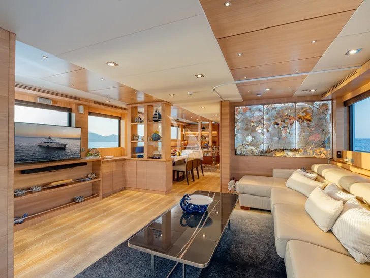 DON MICHELE C Boats 27m - main saloon DON MICHELE C Boats 27m - main saloon