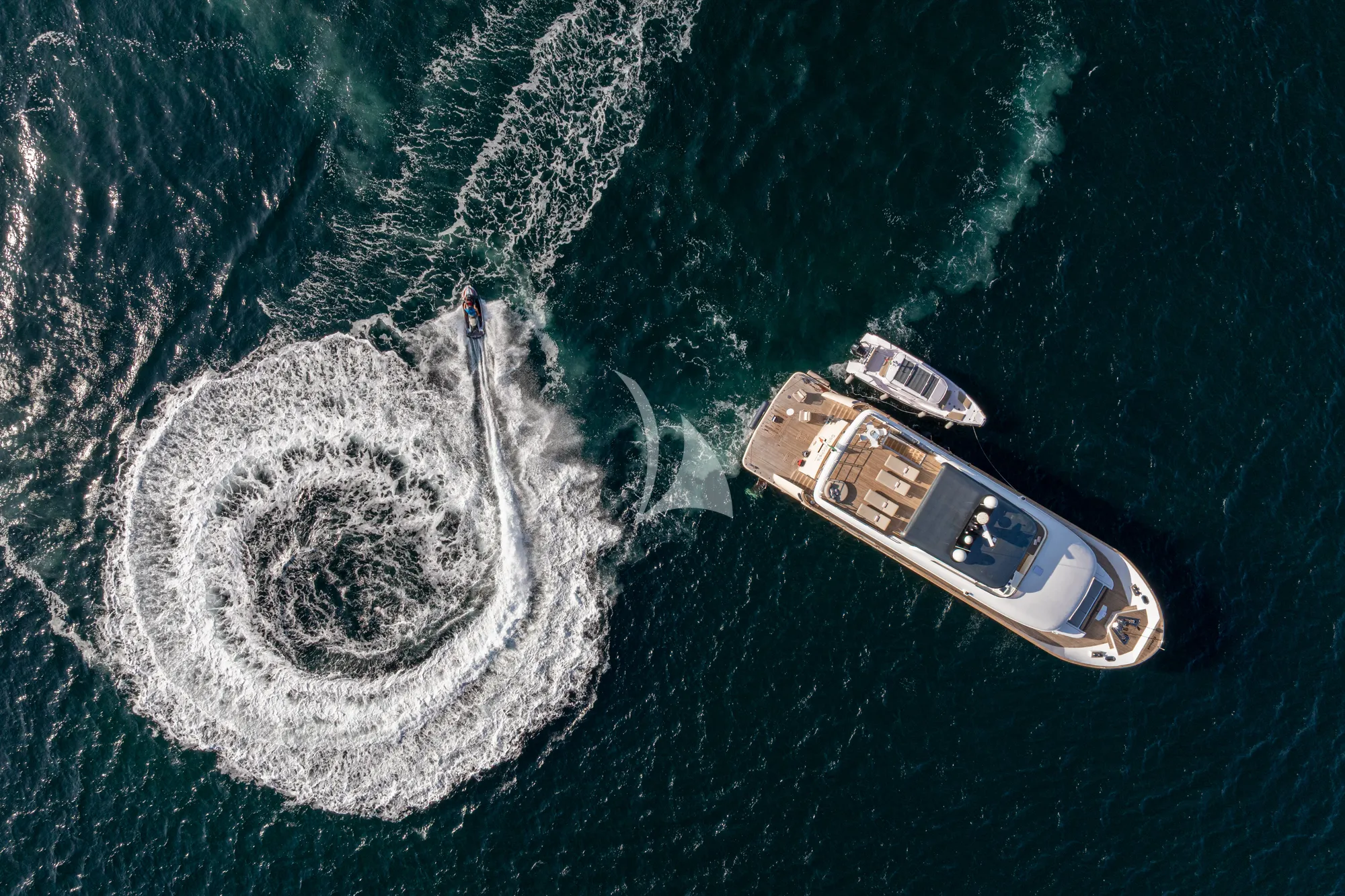 DON MICHELE C Boats 27m - top aerial shot
