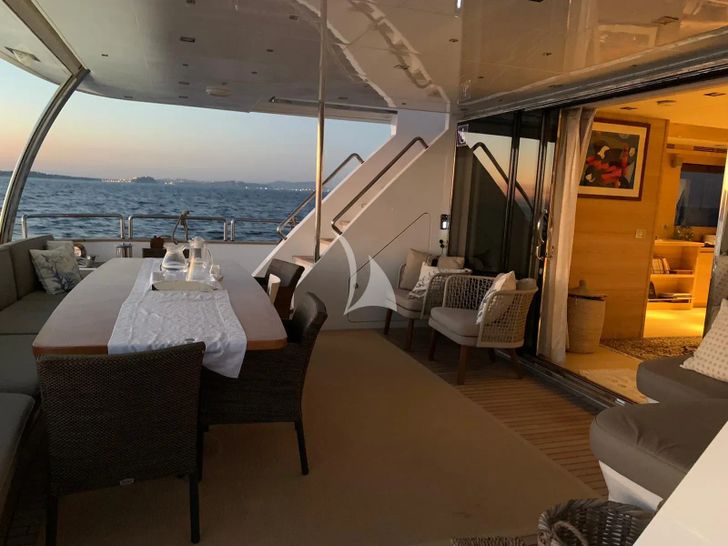 DON MICHELE C Boats 27m - aft deck DON MICHELE C Boats 27m - aft deck