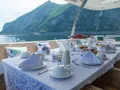 DON MICHELE C Boats 27m - alfresco breakfast set up DON MICHELE C Boats 27m - alfresco breakfast set up