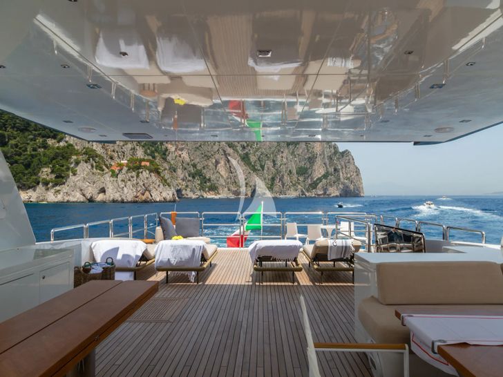 DON MICHELE C Boats 27m - flybridge aft DON MICHELE C Boats 27m - flybridge aft