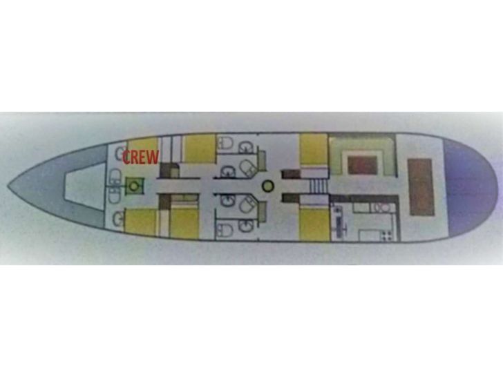 DONNA Custom Sailing Yacht 25m - layout DONNA Custom Sailing Yacht 25m - layout