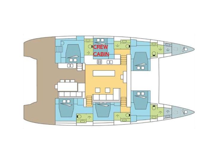 DREAM BEAUTY Lagoon 620 - layout DREAM BEAUTY Lagoon 620 - layout