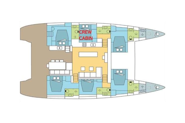 Layout for DREAM BEAUTY Lagoon 620 - layout