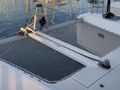 DOUBLE TROUBLE Lagoon 42 - foredeck net trampolines DOUBLE TROUBLE Lagoon 42 - foredeck net trampolines
