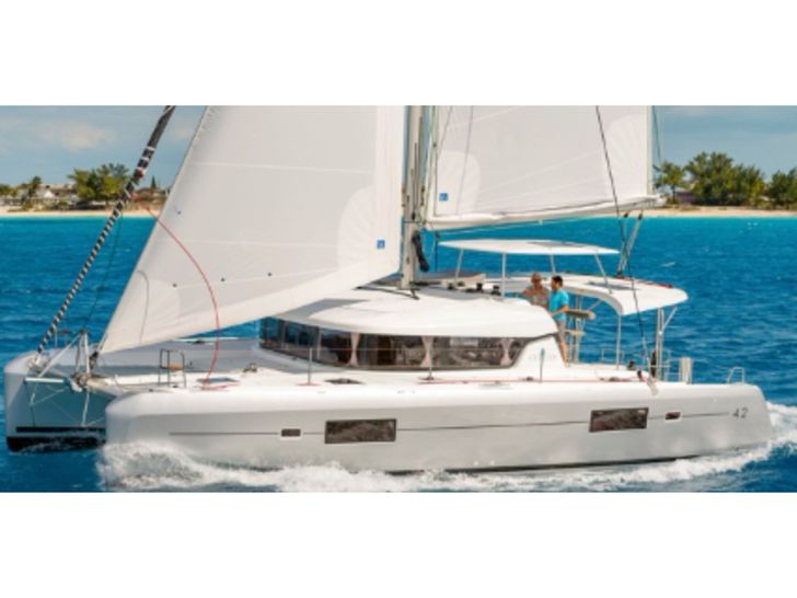 DOUBLE TROUBLE Lagoon 42 - profile DOUBLE TROUBLE Lagoon 42 - profile