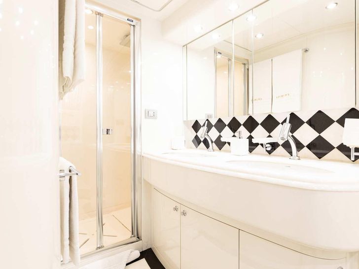 DUBAI Maiora 24m master cabin bathroom DUBAI Maiora 24m master cabin bathroom