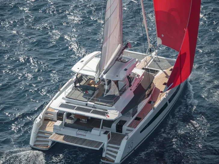 DOLCE VITA III Fountaine Pajot Samana 59 - sailing DOLCE VITA III Fountaine Pajot Samana 59 - sailing