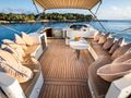 DIAMS Astondoa 69 - flybridge seating area DIAMS Astondoa 69 - flybridge seating area
