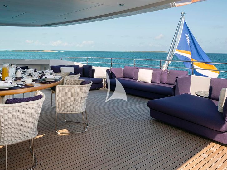 ELA Heesen Home 5000 FDHF aft deck ELA Heesen Home 5000 FDHF aft deck