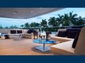 ELA Heesen Home 5000 FDHF aft lounging area
