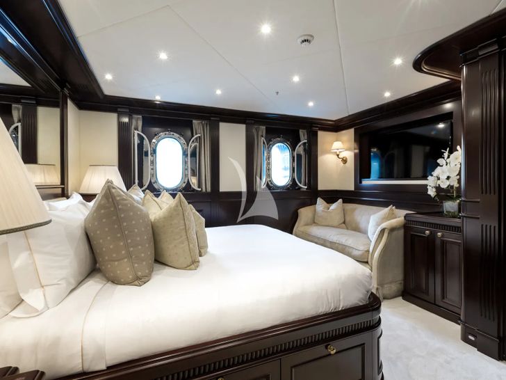 ELENI VIP cabin 1 bed and seating ELENI VIP cabin 1 bed and seating