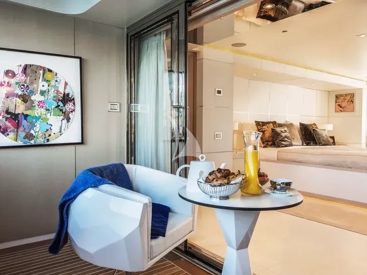 ELENI 60M CRN 60 - master cabin private deck ELENI 60M CRN 60 - master cabin private deck
