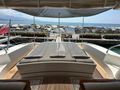 ELTON II Mangusta 72 - aft deck sun bed ELTON II Mangusta 72 - aft deck sun bed
