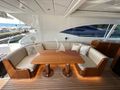 ELTON II Mangusta 72 - flybridge dining area ELTON II Mangusta 72 - flybridge dining area