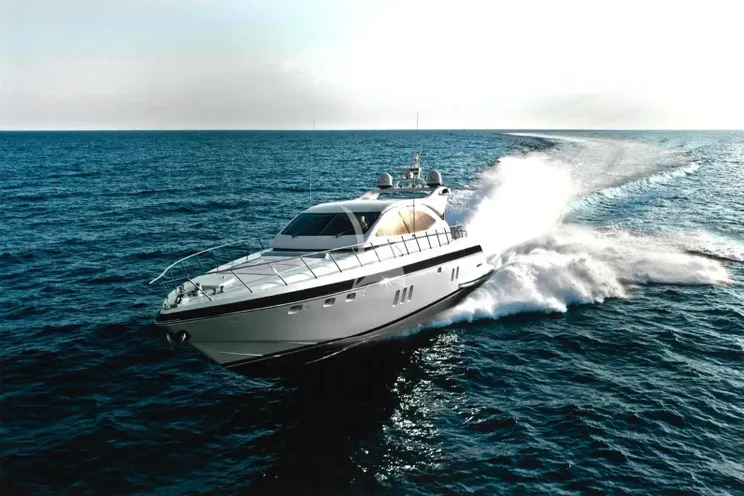 Charter Yacht ELTON II - Mangusta 72 - 3 Cabins - Frejus - Cannes - Nice - Antibes - St Tropez - French Riviera - Monaco