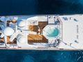 EMERALD Feadship 50m - sun deck aerial shot EMERALD Feadship 50m - sun deck aerial shot